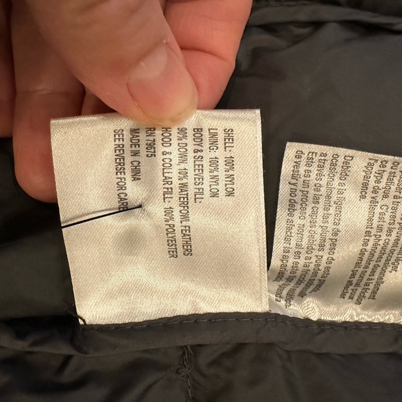 Down filled authentic light Micheal Kors parka in grey - Picture 7 of 8